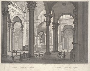 Florenz: Kirche des Heiligen Geistes von Unbekannter Künstler
