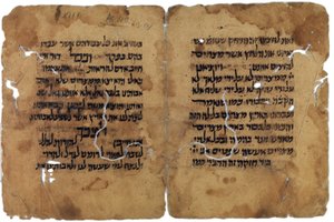 Fragmente der Pessach-Haggada aus der Kairoer Geniza, Israel von Unbekannt