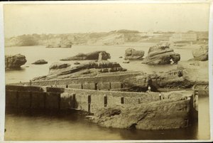 Frankreich, Aquitanien, Pyrenäen-Atlantik (64), Biarritz: Ausbau des Fischerhafens