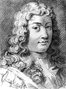 François de La Rochefoucauld (1613-1680) französischer Autor und Moralist, Gravur von Unbekannter Künstler