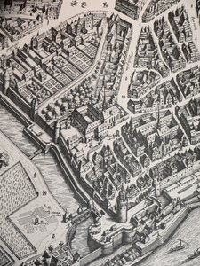 Frankfurt Karmeliterkloster 1628 von Unbekannter Künstler