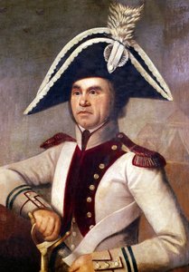 Französischer Offizier, 1793 während der Kriege der Vendée zur Zeit der Französischen Revolution getötet