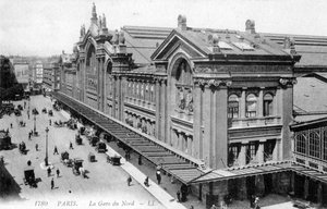 Gare du Nord, Paris, ca. 1900 von Unbekannter Künstler