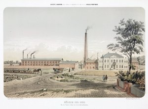 Allgemeine Industrieszenen Zinkwerke in Mülheim an der Ruhr, Deutschland von Unbekannt