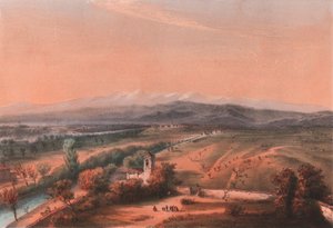 Gesamtansicht des Schlachtfeldes von Magenta, Lombardei
