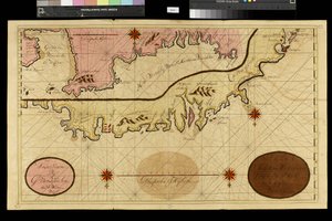 Geographische Karte: Darstellung von Cartagena in Kolumbien, erstellt vom niederländischen Kartographen Gerard van Keulen (1678-1726) 1709-1713. Biblioteca Angelica, Rom von Unbekannter Künstler