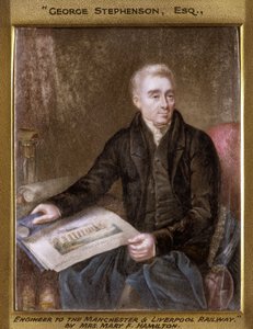 George Stephenson, englischer Eisenbahningenieur