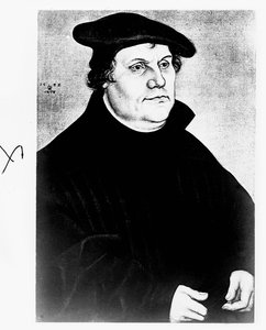 Deutscher Reformator Martin Luther von Unbekannter Künstler