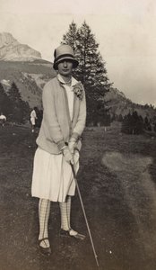 Golfer am Karersee