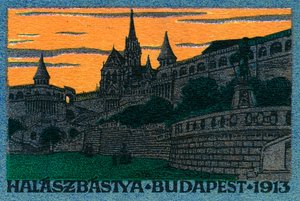 Fischerbastei (Halászbástya) Budapest von Unbekannter Künstler