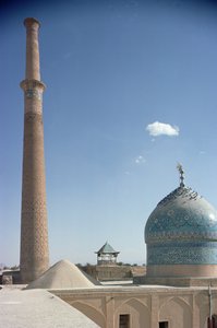 Harun Vilayet Kuppel und das Ali Minarett, wahrscheinlich 17. Jahrhundert (Foto)