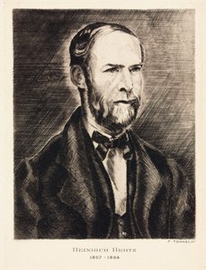 Heinrich Hertz, deutscher Physiker, Ende 19. Jahrhundert von Unbekannt