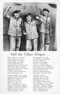 Hell die Gläser klingen, Postkarte von Unbekannt