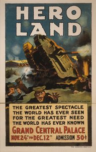 Hero Land Poster, New York, New York von Unbekannt
