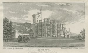 Ilam Hall (Lithographie)