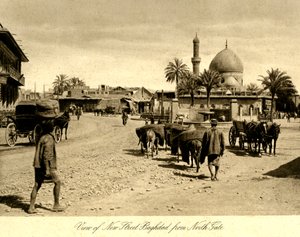 Irak - Blick auf die neue Straße Bagdad vom Nordtor von Unbekannter Künstler