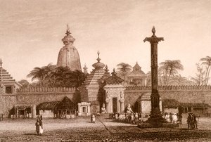Jaganath-Tempel, Orissa, Indien von Unbekannter Künstler