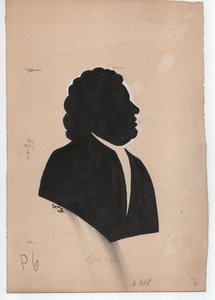 Johann Sebastian Bach (1685-1750) (ca. 1850, Silhouette)