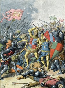 König Johann II. der Gute in der Schlacht von Poitiers (1356)