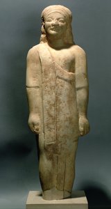 Kouros Dionysermos, Griechisch, Archaische Periode, ca. 600 v. Chr.