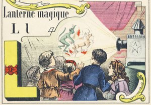 L: lanterne magique - Spiele Alphabet, ca. 1890