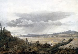 Landschafts- und Wolkenstudie von Luke Howard, ca. 1808-1811 von Unbekannter Künstler