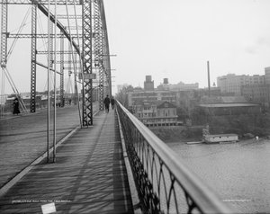 Little Rock, von der Free Bridge von Unbekannter Künstler