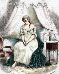 Madame du Barry eingesperrt in der Abtei von Pont-aux-Dames im Jahr 1774. 19. Jahrhundert von Alec Hunter