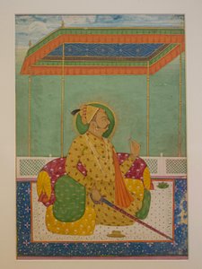 Maharaja Ajit Singh, Gemälde, Mehrangarh-Fort, Jodhpur, Rajasthan, Indien, Asien (Foto) von Unbekannter Künstler