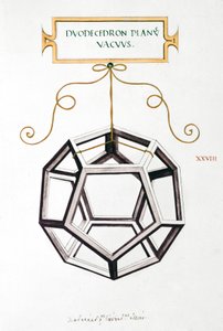 Mathematische Zeichnungen Da Vincis Dodekaeder
