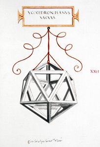 Mathematische Zeichnungen Da Vincis Ikosaeder von Unbekannt