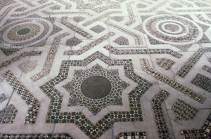 Mosaikboden in der Kathedrale von Monreale, Sizilien