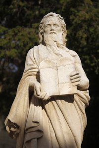 Moses-Statue in Salon-de-Provence, Salon-de-Provence, Frankreich