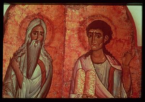 Moses mit den Gesetzestafeln, 6. Jahrhundert von Unbekannter Künstler