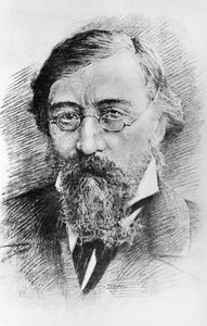 Nikolai G. Chernyshevsky (1828 - 1889), aus einer Gravur von Unbekannt