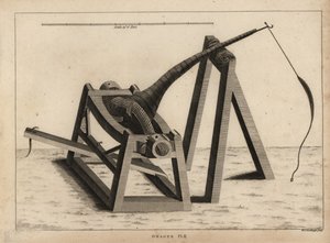 Onager, eine Art Katapult zum Schleudern von Steinen von Unbekannt