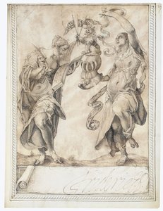 Seite aus dem Album Amicorum von Philipp Hainhofer, 1596-1633 von Unbekannt