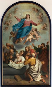 Pfarrkirche (Heestert, Parochiekerk Onze-Lieve-Vrouw Hemelvaart). Innenansicht