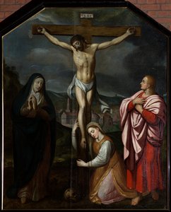 Pfarrkirche Sint-Martinus. Die Kreuzung. 17. Jahrhundert von Unbekannter Künstler