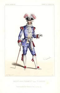 Paul Grassot als Tourangeot in Sylvandire von Leuven/Vanderburch, Theatre du Palais-Royal