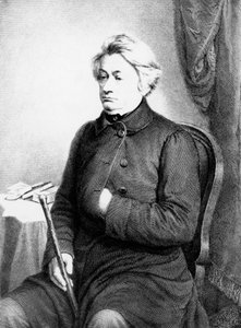Porträt von Adam Bernard Mickiewicz (1798-1855), polnischer Dichter, Dramatiker, Essayist und politischer Aktivist, Gravur nach Fotografie von Vezenberg & Co von William M. Timlin