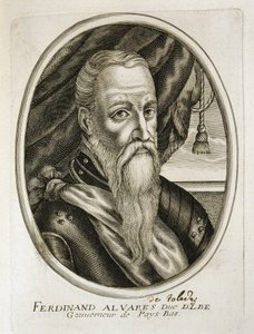 Porträt des Herzogs von Alba (1507-1582) (Gravur) von Unbekannter Künstler
