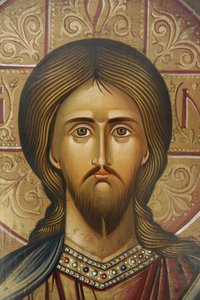 Porträt von Jesus, Jerusalem, Israel von Unbekannt