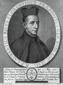 Porträt von Lorenzo Ricci (1703-1775), italienischer Jesuit und 18. Generaloberer der Gesellschaft Jesu, Gravur von William M. Timlin