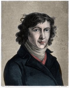 Porträt von Louis de Saint-Just von Unbekannt