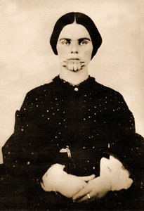 Porträt von Olive Oatman, ca. 1857 von Unbekannt