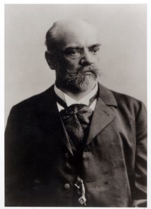 Porträtfotografie von Antonin Dvorak (1841-1904), tschechischer Komponist von Unbekannt