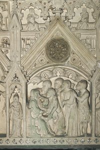Portugal - Alcobaça. Grab von Ines de Castro im Kloster Santa Maria von Benjamin Baud