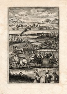 Prozession mit Lautenspielern, Paris, ca. 1650