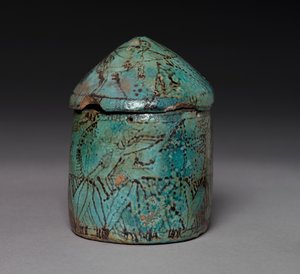 Pyxis mit Deckel, spätes Mittleres Reich bis frühes Neues Reich, ca. 1901-1525 v. Chr.